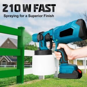 Electric Cordless Paint Sprayer Gun Handheld
