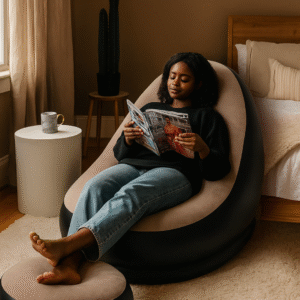 Inflatable Sofa with Footrest